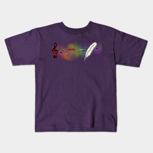 Music and Manuscripts Act One Kids T-Shirt